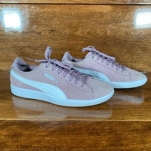 Puma Soft Foam+ Optimal Comfort Size 7.5 Women's Pink Rose Suede Sneakers